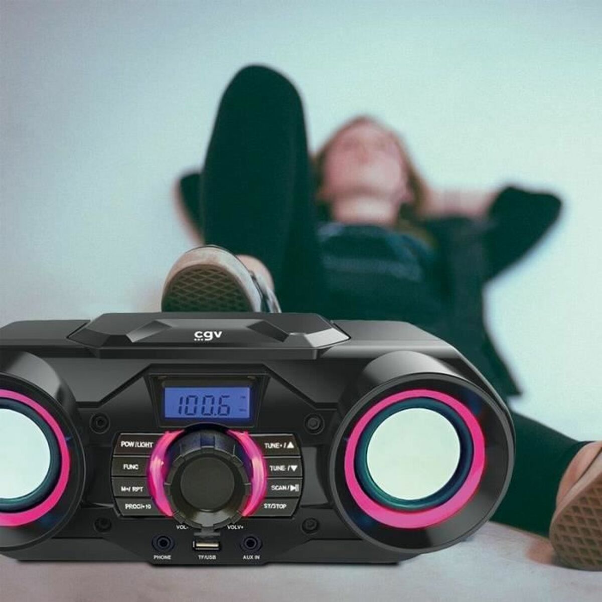 Rádio s magnetofónonom CGV CD SG-1